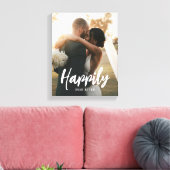 Geliefde bijschrift Gepersonaliseerde foto verpakt Canvas Afdruk (Insitu (Woonkamer))