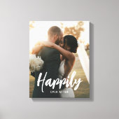 Geliefde bijschrift Gepersonaliseerde foto verpakt Canvas Afdruk (Voorkant)