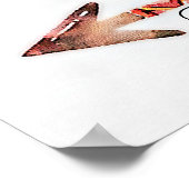 Geliefde bloem arrow poster (Hoek)