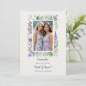 Geliefde Bloemen Lijst Bruidsmeisje Fotovoorstel (Staand voorkant)