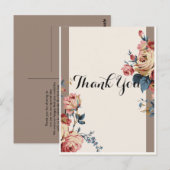 geliefde Dank je Briefkaart (Voorkant / Achterkant)