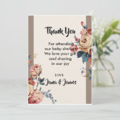 geliefde dank je kaart (Staand voorkant)