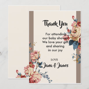 geliefde dank je kaart