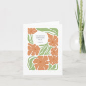 Geliefde dank u dankbaarheid Afscheid Bijbelvers Kaart (Voorkant)