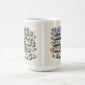 Geliefde herinneringen troosten grootmoeder koffiemok (Center)