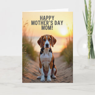 Geliefde Hond Moederdagkaart Kaart