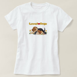 Geliefde honden t-shirt