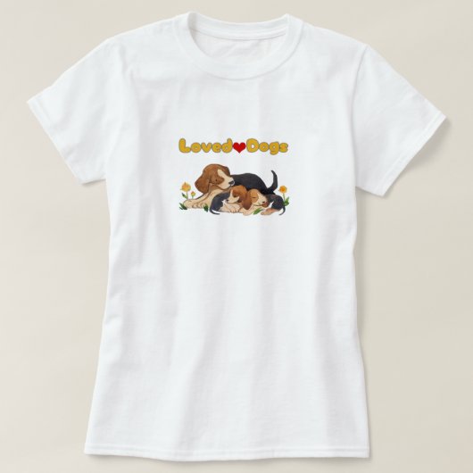 Geliefde honden t-shirt (Design voorkant)