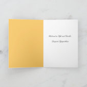 Geliefde in Leven en Dood Sympathie Boodschap Kaart (Binnen)