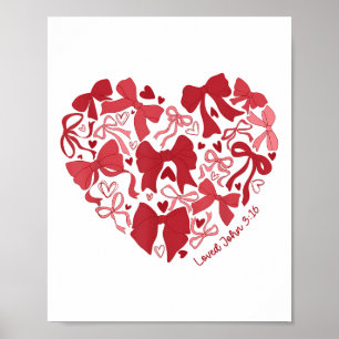 Geliefde Johannes 3 16 Boog Valentijn Christelijke Poster