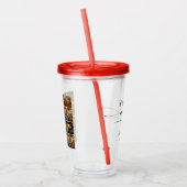 Geliefde Mama Mam Happy Moederdag Fotocollage Acryl Drinkbeker (Links)