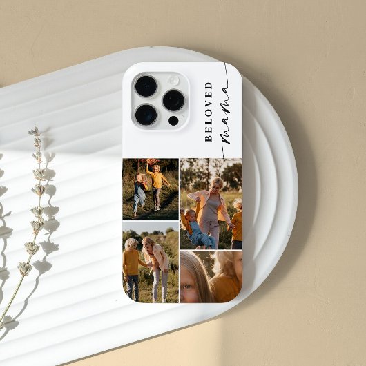 Geliefde Mama Mam Happy Moederdag Fotocollage Case-Mate iPhone Case