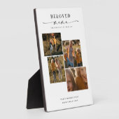 Geliefde Mama Mam Happy Moederdag Fotocollage Fotoplaat (Zijkant)