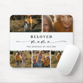 Geliefde Mama Mam Happy Moederdag Fotocollage Muismat (Met muis)