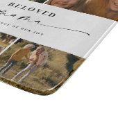 Geliefde Mama Mam Happy Moederdag Fotocollage Snijplank (Hoek)