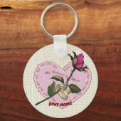 Geliefde Mine Roos sleutelhanger (Voorkant)