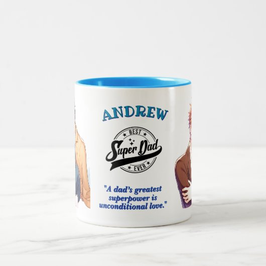 Geliefde momenten - Vader en kind omarmen Mok (Center)