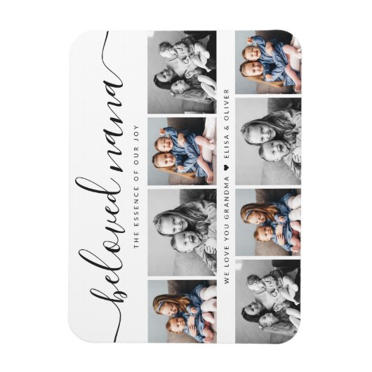 Geliefde Nana oma aangepaste familie foto aandenke Magneet (Verticaal)