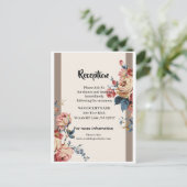 Geliefde ontvangstkaart aankondigingskaart (Staand voorkant)