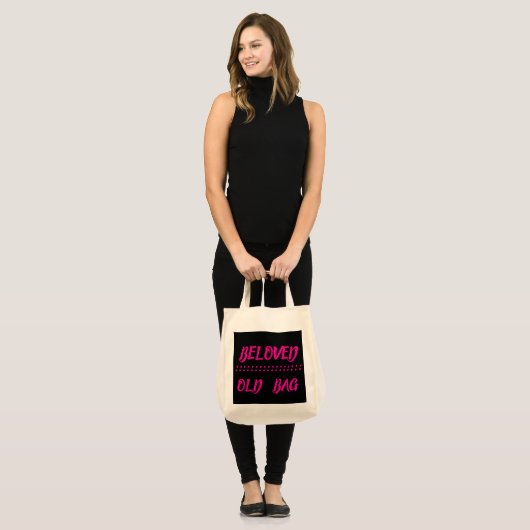 GELIEFDE OUDE TAS WOORDEN TEKST GRAPPIG (Voorkant (model))