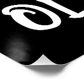 GELIEFDE OUDE TAS WOORDEN TEKST GRAPPIG PERFECT POSTER (Hoek)