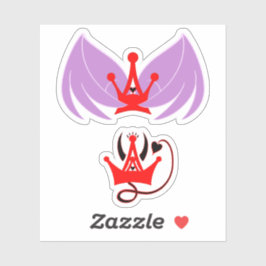 Geliefde prinses van de hel sticker