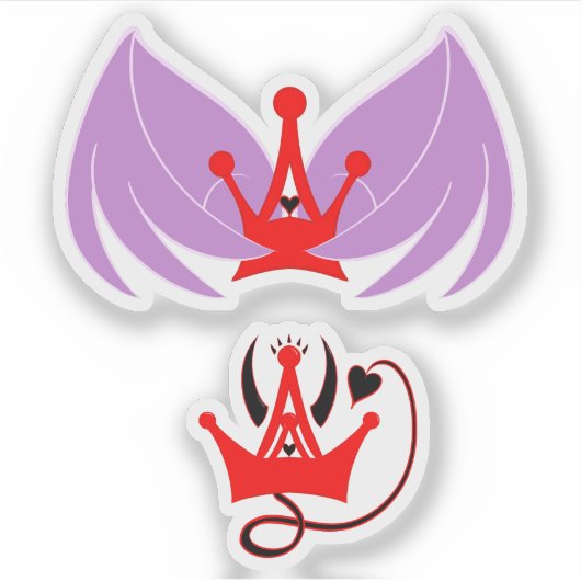 Geliefde prinses van de hel sticker (Voorkant)