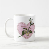 Geliefde Roos hart mokken (Links)