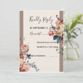 geliefde RSVP Kaart (Staand voorkant)