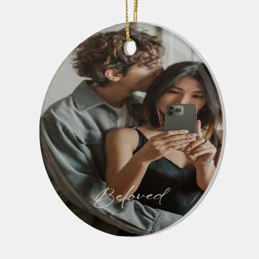 Geliefde Script Romantische koppels Ornament (Links)