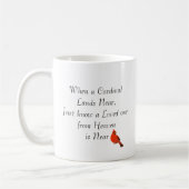 Geliefde uit de hemel Kardinale tekenen Koffiemok (Links)