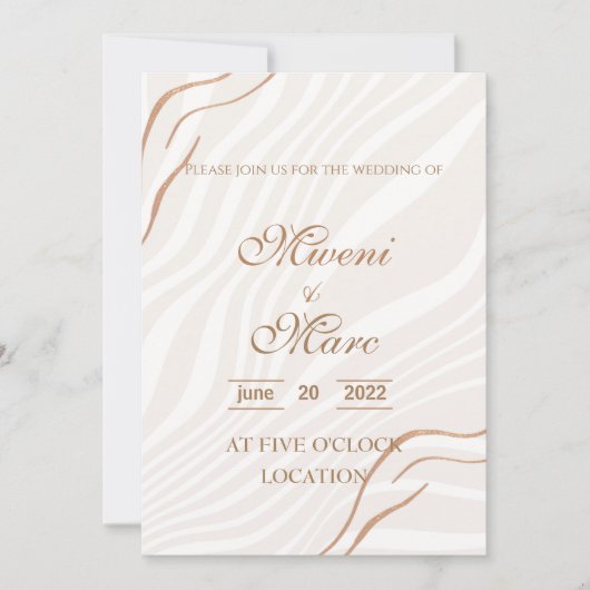 Geliefde verfijnde trouwkaarten kaart (Voorkant)