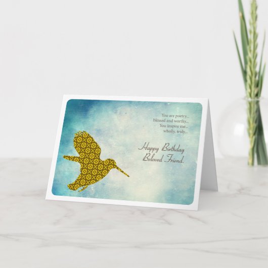 Geliefde verjaardag kaart (Voorkant)