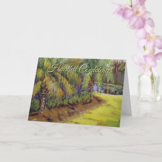 Geliefde Vertrokken Sereniteit Gebed Sympathie Kaa Kaart (Orchidee)