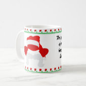 Geliefden, een gezegend kerstfeest. koffiemok (Voorkant links)