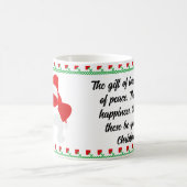 Geliefden, een gezegend kerstfeest. koffiemok (Center)