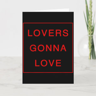 Geliefden Gaan Van Elkaar Houden _ Valentijnsdag Kaart
