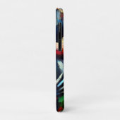 Geliefden omhelzen elkaar in olieverf stijl Case-Mate iPhone case (Achterkant/links)