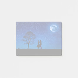 Geliefden onder een volle maan     post-it® notes