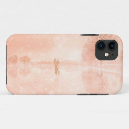 Geliefden op een bevroren vijver Case-Mate iPhone case