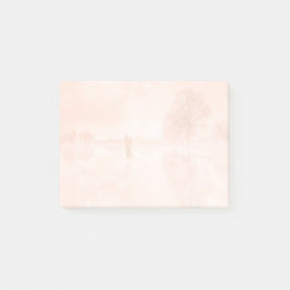 Geliefden op een bevroren vijver post-it® notes