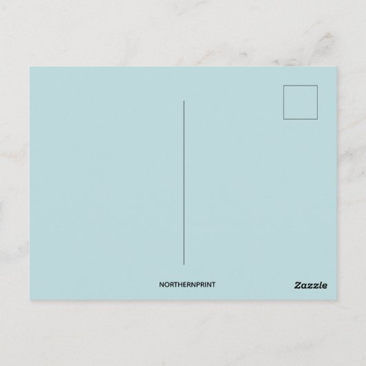  geliefden op een maan Valentijnsdag Briefkaart (Achterkant)