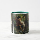 Geliefden op een Schommel. Lente door Pierre Augus Mok (Midden)