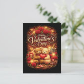 Geliefden voor altijd briefkaart (Staand voorkant)