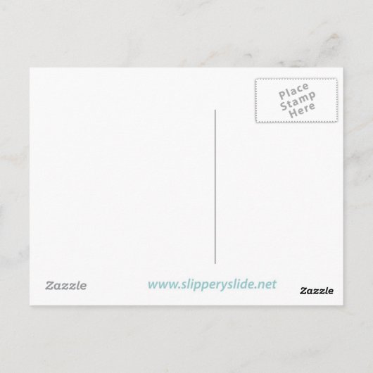 Gelieve chocolade te verzenden briefkaart (Achterkant)