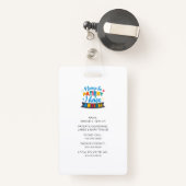 Gelieve de patiënt te zijn die ik heb en contact o badge (Achterkant met intrekbare)