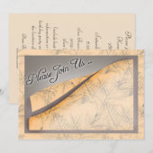 Gelieve deel uit te maken van de uitnodiging van d (Voorkant / Achterkant)