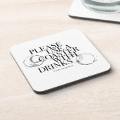 Gelieve een Onderzetter te gebruiken (Linkerzijde)