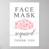 Gelieve een roze masker voor een maskerteken te Dr Poster (Voorkant)