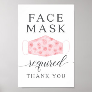 Gelieve een roze masker voor een maskerteken te Dr Poster